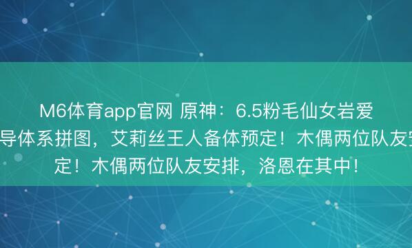 M6体育app官网 原神：6.5粉毛仙女岩爱可菲细则！尼可魔导体系拼图，艾莉丝王人备体预定！木偶两位队友安排，洛恩在其中！